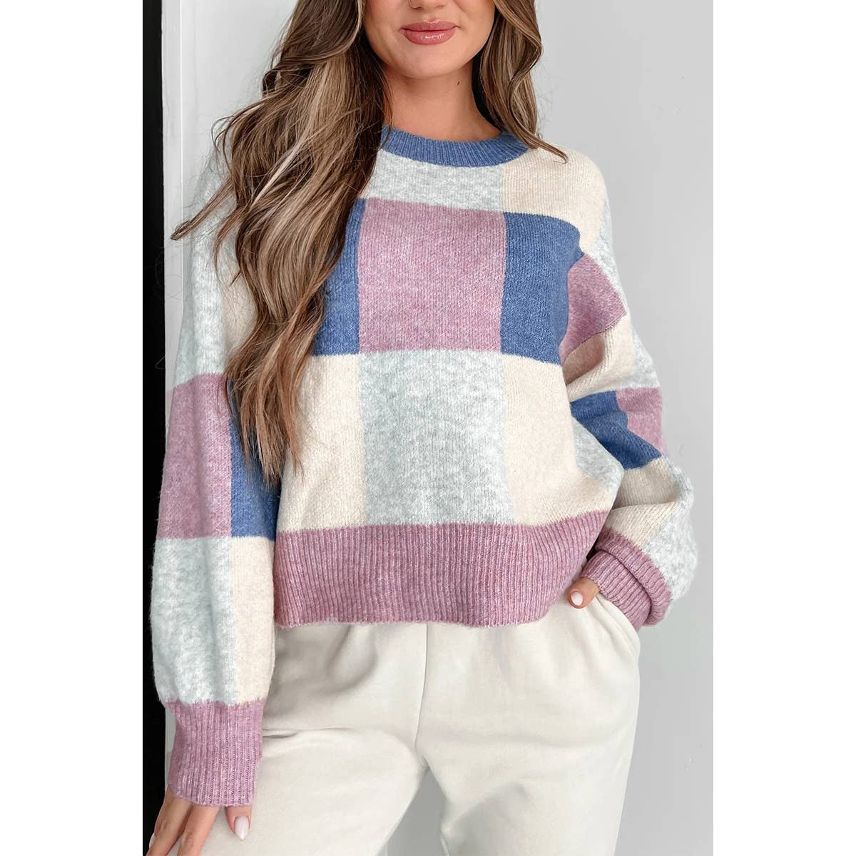 Super Soft ColorBlock Sweater