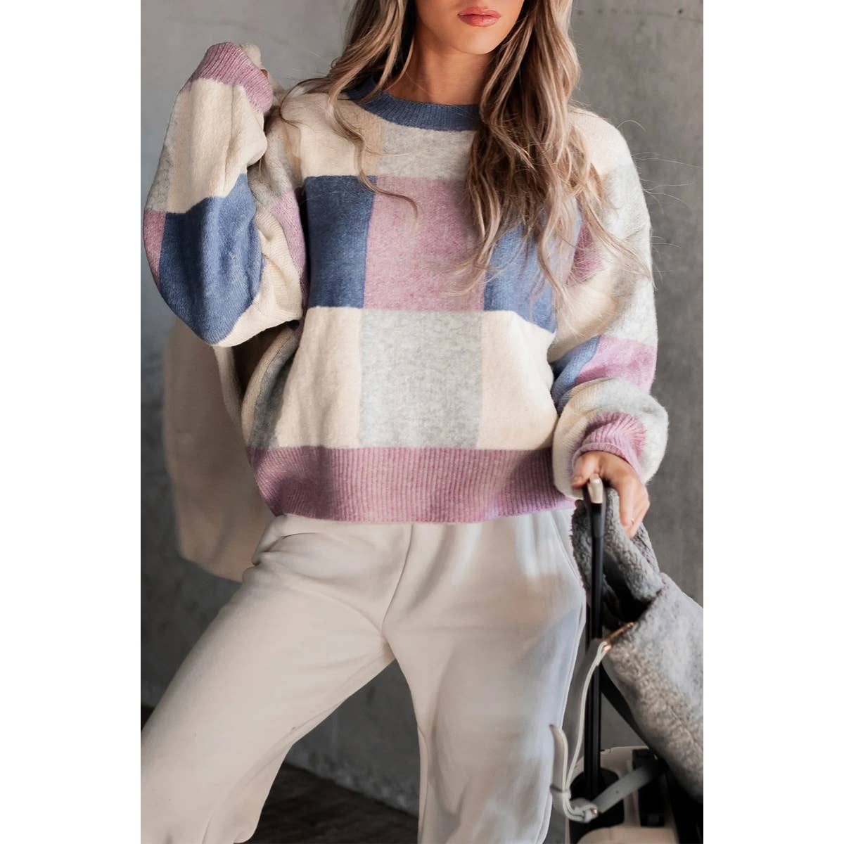 Super Soft ColorBlock Sweater