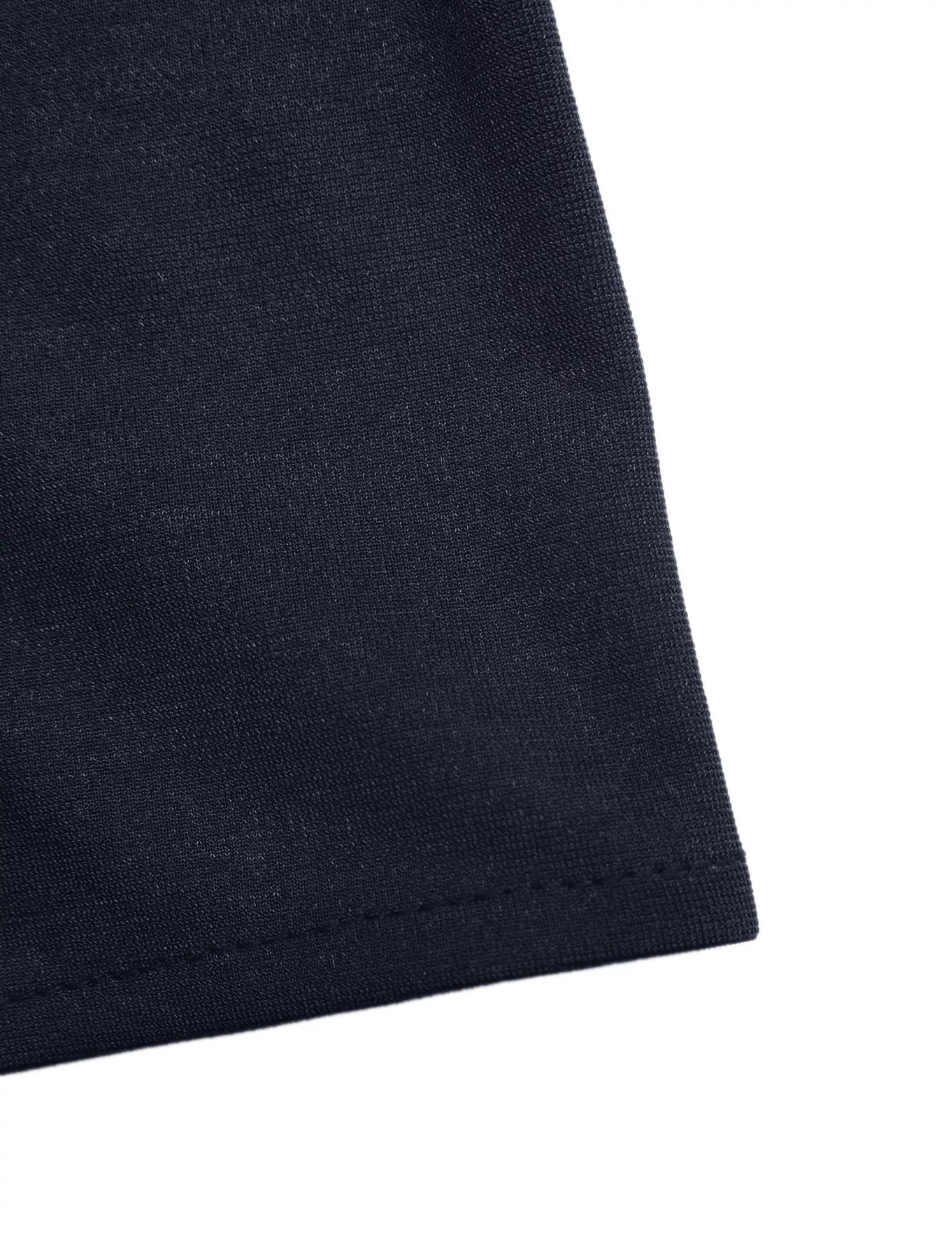 Navy blue lace trim tie-front vest from Trendsi, featuring a sleeveless design and delicate lace accents.
